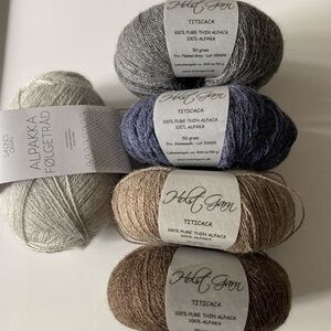 Assorted Laceweight 100% Alpaca Yarn